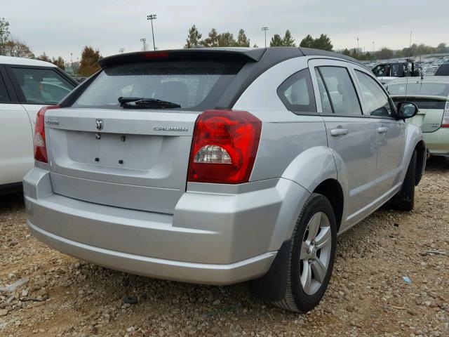 1B3CB3HA0BD237753 - 2011 DODGE CALIBER MA SILVER photo 4