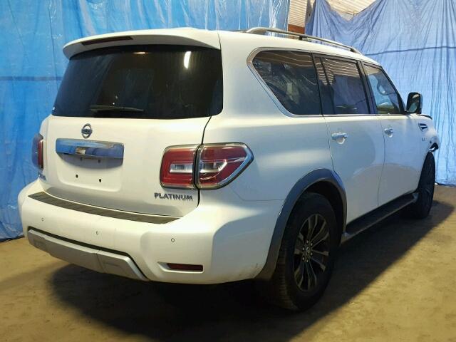 JN8AY2ND2H9008410 - 2017 NISSAN ARMADA SV WHITE photo 4