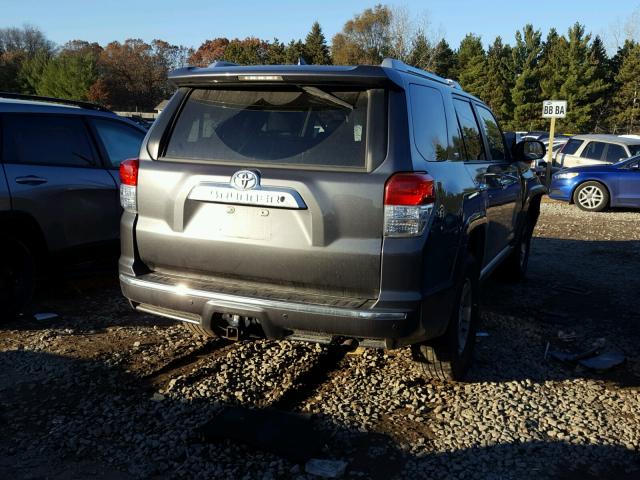 JTEBU5JR4A5031064 - 2010 TOYOTA 4RUNNER SR GRAY photo 4