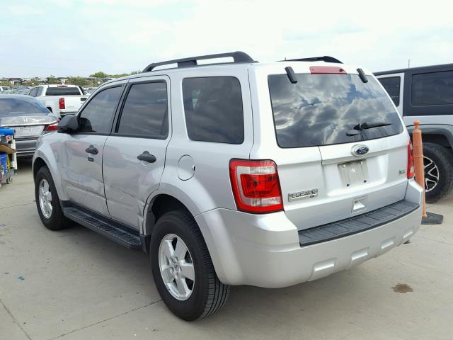 1FMCU0DG8CKC25506 - 2012 FORD ESCAPE SILVER photo 3