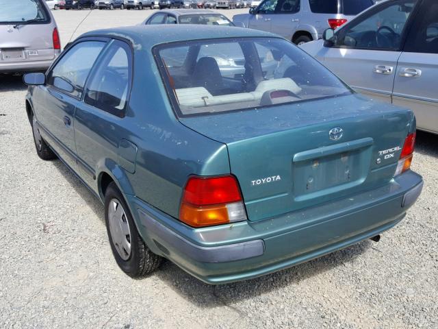 JT2EL56D8S0043050 - 1995 TOYOTA TERCEL DX GREEN photo 3