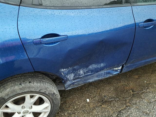 JN8AS58T28W017549 - 2008 NISSAN ROGUE S BLUE photo 9