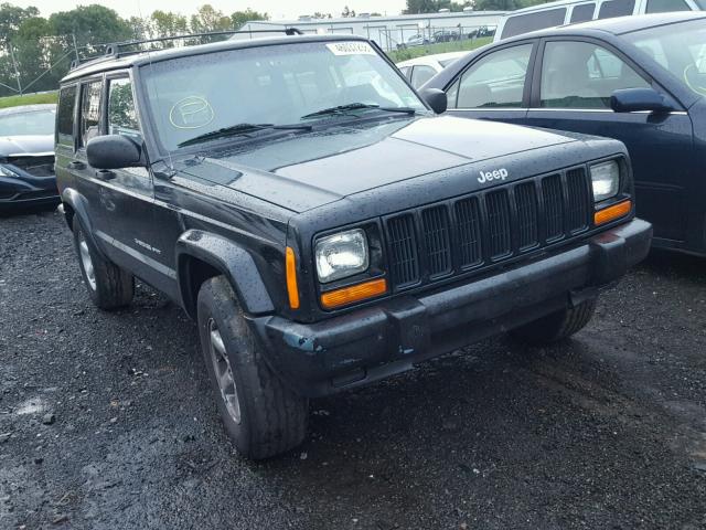 1J4FF48S41L626330 - 2001 JEEP CHEROKEE S BLACK photo 1