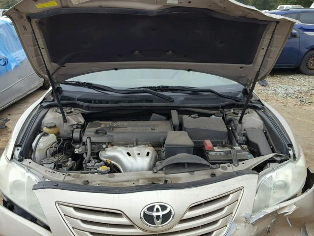 4T1BE46K47U534899 - 2007 TOYOTA CAMRY NEW GOLD photo 7