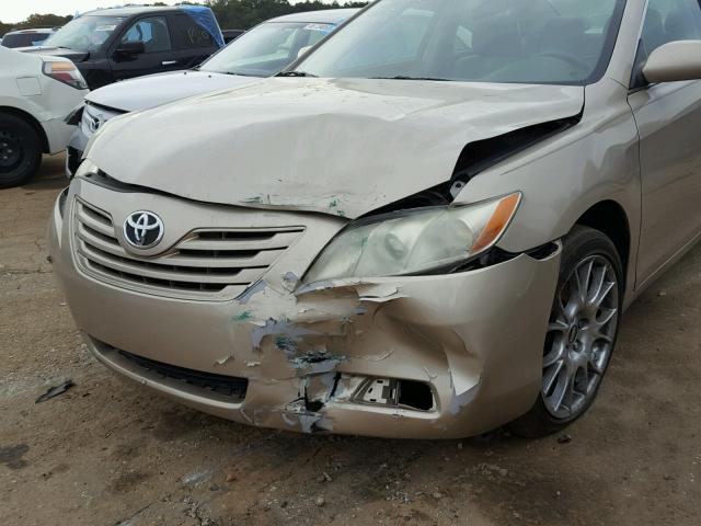 4T1BE46K47U534899 - 2007 TOYOTA CAMRY NEW GOLD photo 9