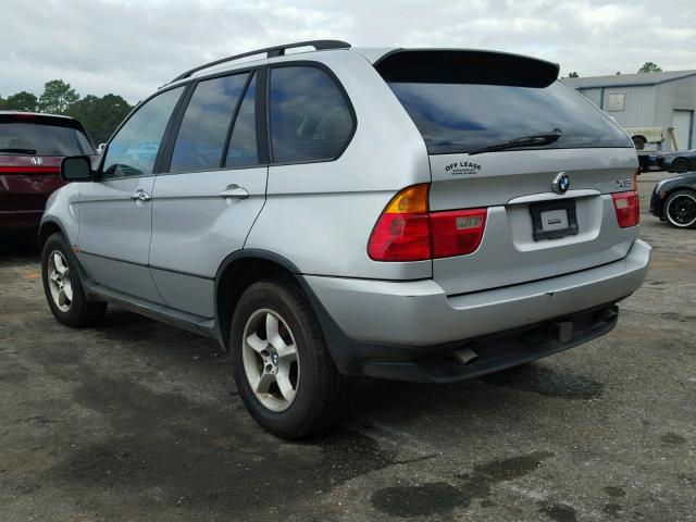 5UXFA53513LV81344 - 2003 BMW X5 3.0I SILVER photo 3