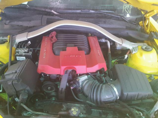 2G1FL1EP6D9802358 - 2013 CHEVROLET CAMARO ZL1 黄色 照片 7