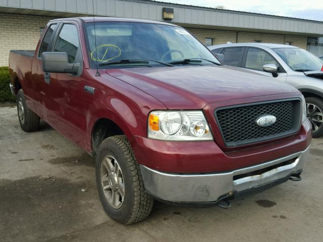 1FTPX14V26KC90633 - 2006 FORD F150 MAROON photo 1