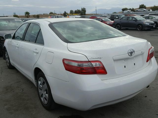 4T1BE46K78U758329 - 2008 TOYOTA CAMRY CE WHITE photo 3