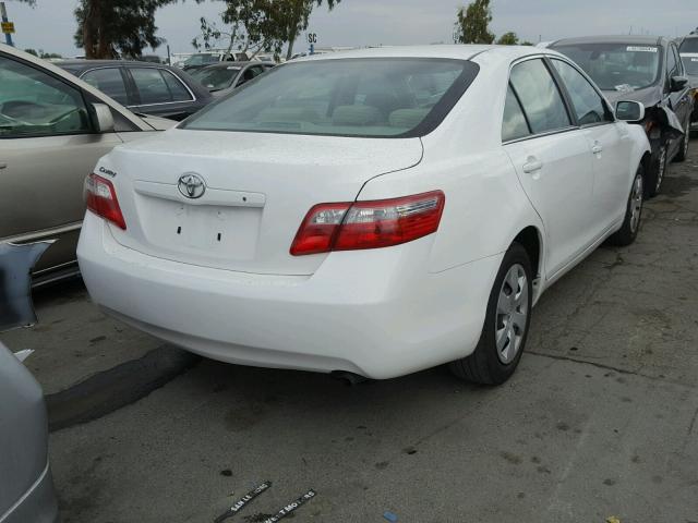 4T1BE46K78U758329 - 2008 TOYOTA CAMRY CE WHITE photo 4