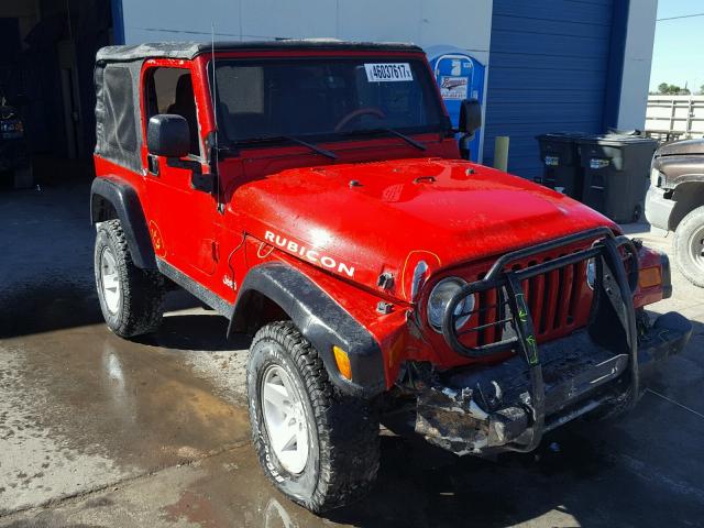 1J4FA69S94P775547 - 2004 JEEP WRANGLER / RED photo 1