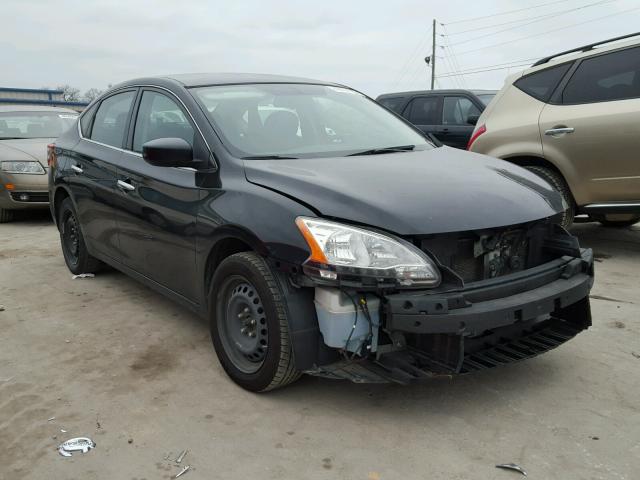 3N1AB7AP4EY244706 - 2014 NISSAN SENTRA S BLACK photo 1