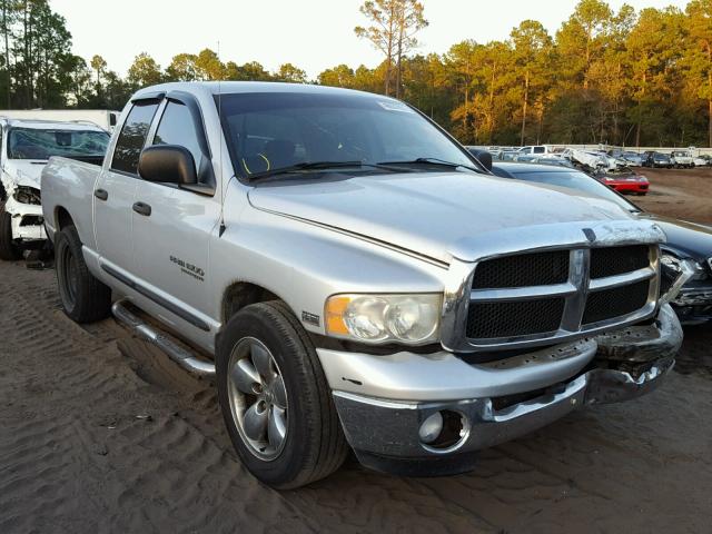 1D7HA18D05S173404 - 2005 DODGE RAM 1500 S SILVER photo 1