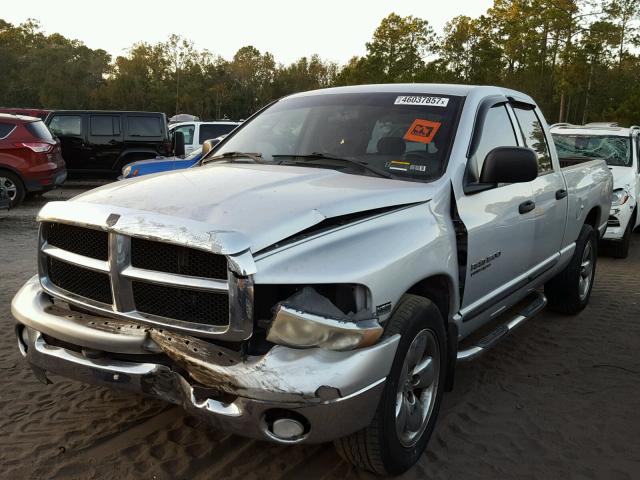 1D7HA18D05S173404 - 2005 DODGE RAM 1500 S SILVER photo 2