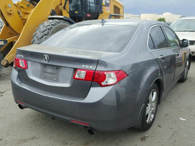 JH4CU26639C030385 - 2009 ACURA TSX CHARCOAL photo 4