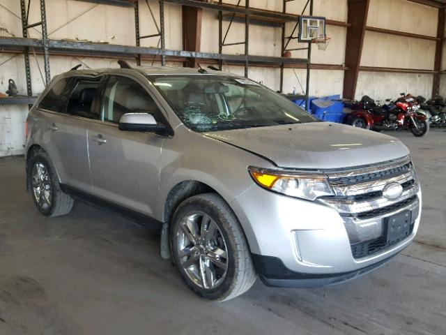 2FMDK4KC9DBA26316 - 2013 FORD EDGE LIMIT SILVER photo 1