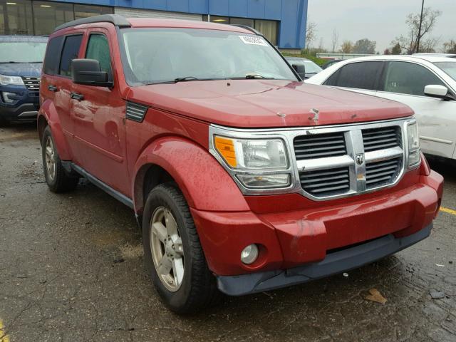 1D8GU58K37W529036 - 2007 DODGE NITRO SLT RED photo 1