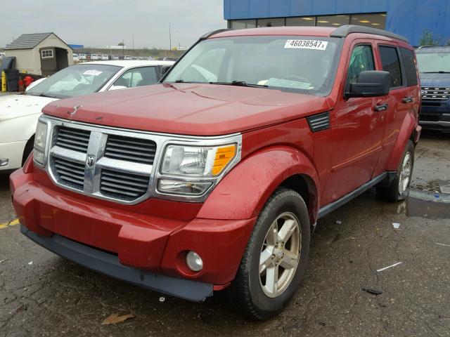 1D8GU58K37W529036 - 2007 DODGE NITRO SLT RED photo 2