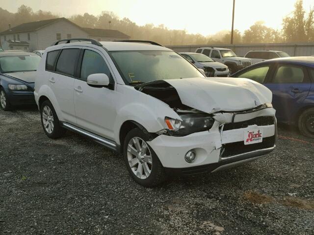 JA4JT3AW1CU010298 - 2012 MITSUBISHI OUTLANDER WHITE photo 1