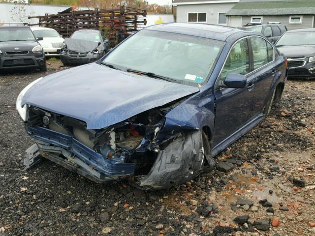 4S3BMBG65B3221940 - 2011 SUBARU LEGACY 2.5 BLUE photo 2