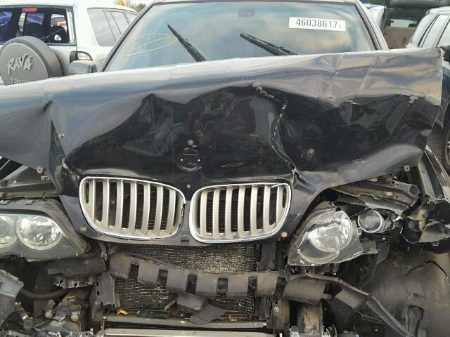 5UXFA93545LE82692 - 2005 BMW X5 4.8IS BLACK photo 7