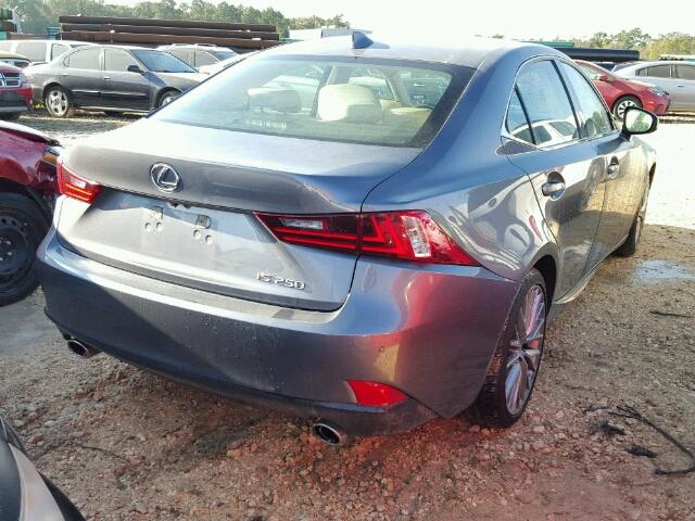 JTHBF1D28E5024676 - 2014 LEXUS IS 250 GRAY photo 4