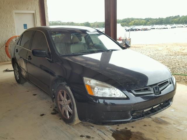 1HGCM66533A020637 - 2003 HONDA ACCORD BLACK photo 1