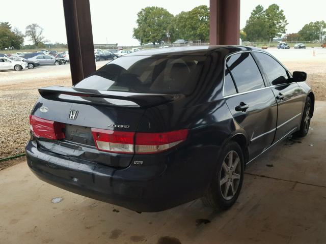 1HGCM66533A020637 - 2003 HONDA ACCORD BLACK photo 4