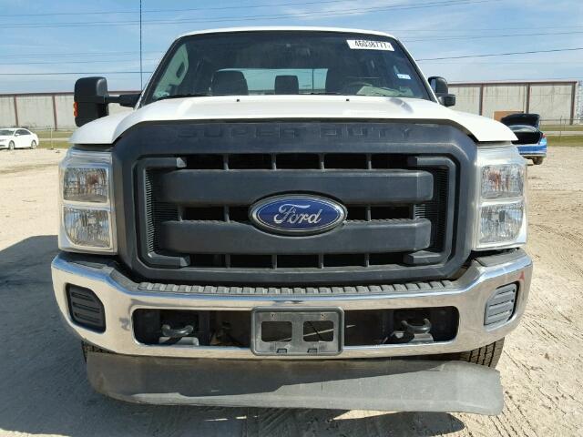 1FT7W2BT7EEA96526 - 2014 FORD F250 SUPER WHITE photo 9