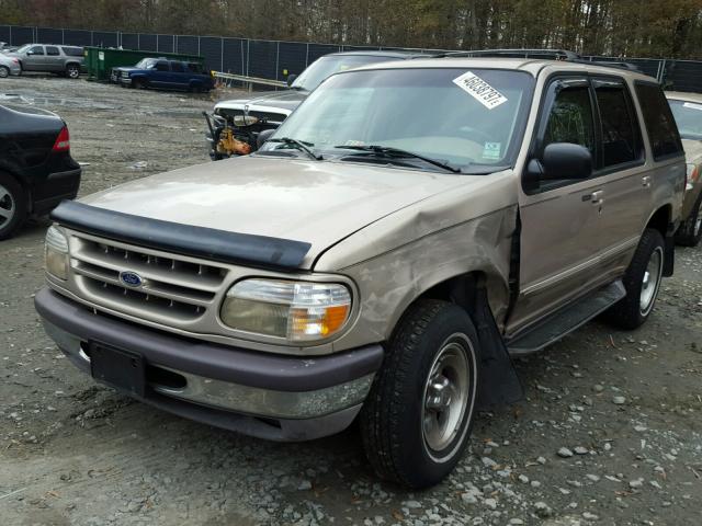 1FMDU34E9VUD03691 - 1997 FORD EXPLORER BEIGE photo 2