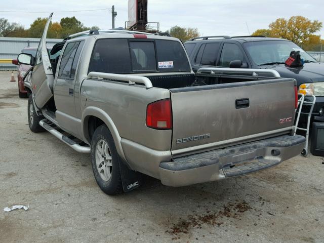 1GTDT13W82K188708 - 2002 GMC SONOMA SILVER photo 3