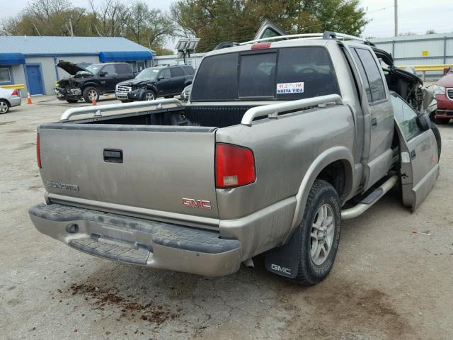 1GTDT13W82K188708 - 2002 GMC SONOMA SILVER photo 4