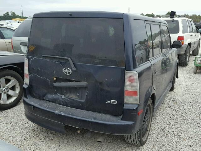 JTLKT324364115070 - 2006 TOYOTA SCION XB BLUE photo 4