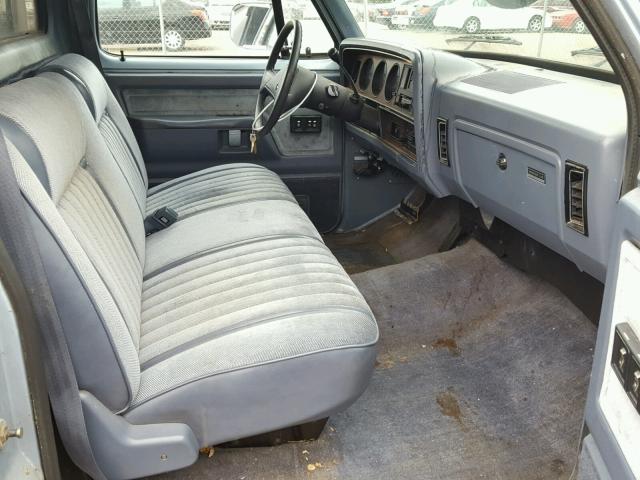 1B7HE16Y6KS049539 - 1989 DODGE D-SERIES D BLUE photo 5