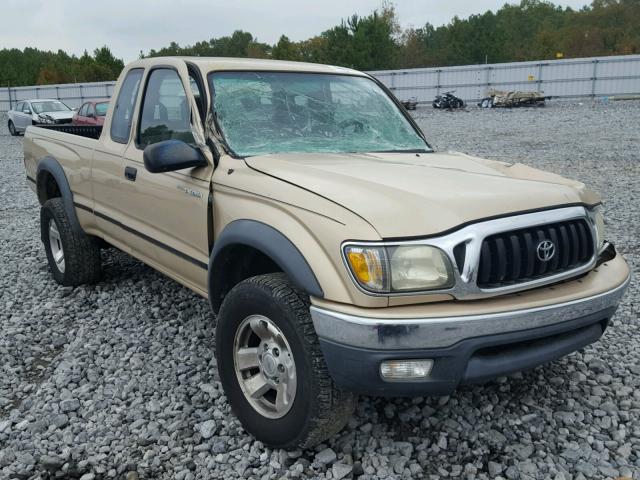 5TEWN72N92Z122243 - 2002 TOYOTA TACOMA GOLD photo 1