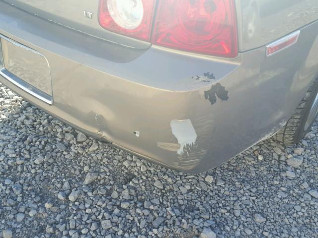 1G1ZH57B68F202556 - 2008 CHEVROLET MALIBU 1LT BROWN photo 9