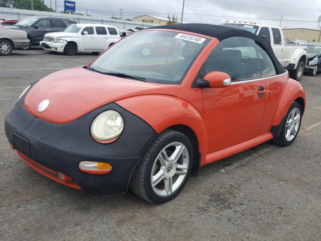 3VWCD31Y05M309640 - 2005 VOLKSWAGEN NEW BEETLE 橙色 照片 2