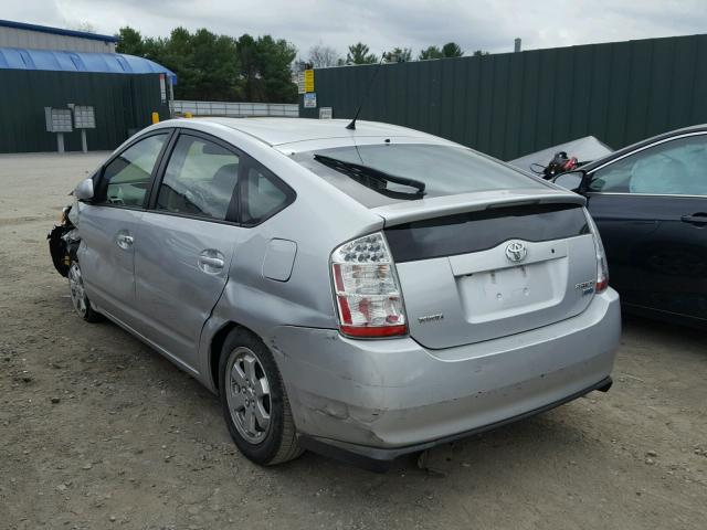 JTDKB20U997881643 - 2009 TOYOTA PRIUS SILVER photo 3