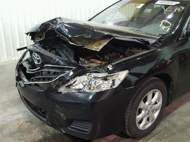 4T4BF3EK5BR124913 - 2011 TOYOTA CAMRY BASE BLACK photo 9