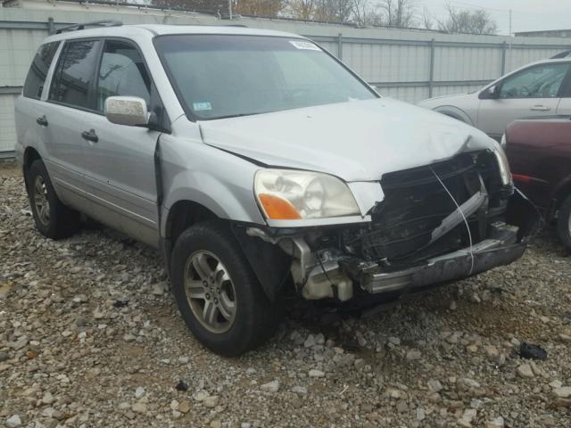 2HKYF18775H557880 - 2005 HONDA PILOT EXL SILVER photo 1