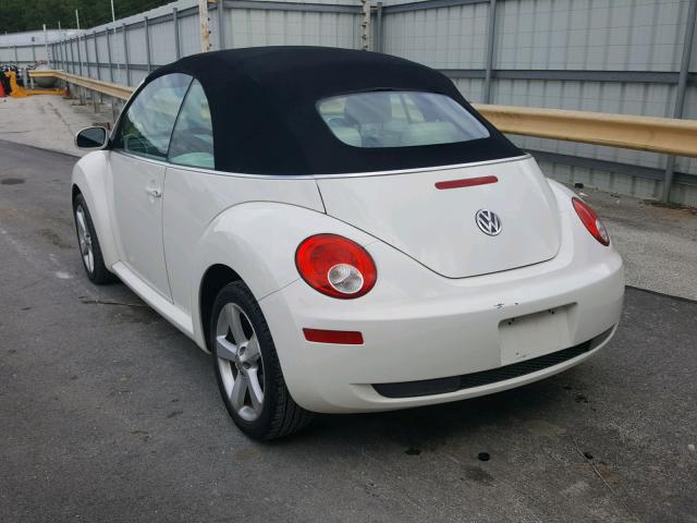 3VWFF31Y27M413430 - 2007 VOLKSWAGEN NEW BEETLE 白色 照片 3