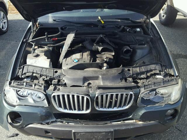 WBXPC93407WF17241 - 2007 BMW X3 3.0SI GREEN photo 7