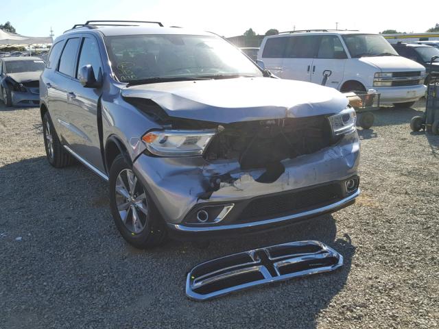 1C4RDHDG5GC336530 - 2016 DODGE DURANGO LI SILVER photo 1