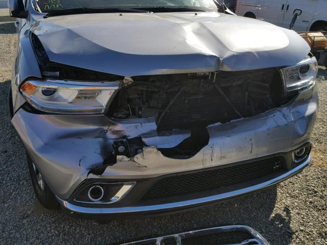 1C4RDHDG5GC336530 - 2016 DODGE DURANGO LI SILVER photo 9