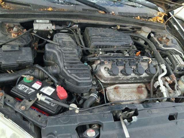 1HGEM22985L020344 - 2005 HONDA CIVIC EX შავი ფოტო 7