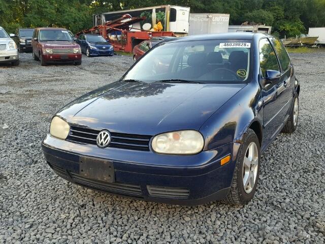 9BWBL61J154037364 - 2005 VOLKSWAGEN GOLF GL BLUE photo 2