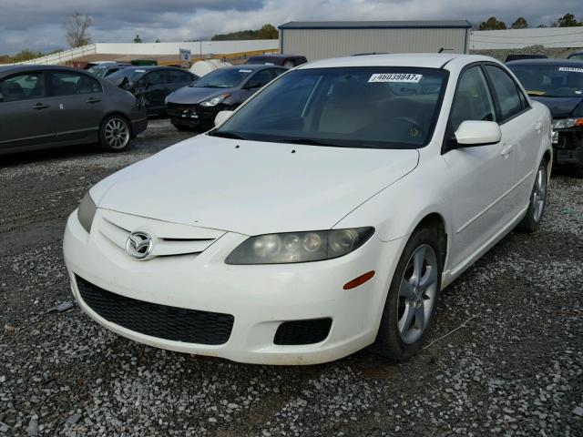 1YVHP80C585M16433 - 2008 MAZDA 6 I WHITE photo 2