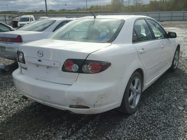 1YVHP80C585M16433 - 2008 MAZDA 6 I WHITE photo 4