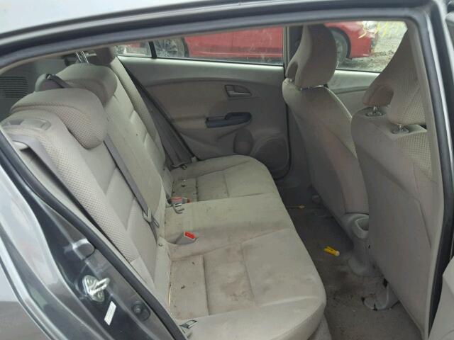 JHMZE2H59AS014505 - 2010 HONDA INSIGHT LX GRAY photo 6