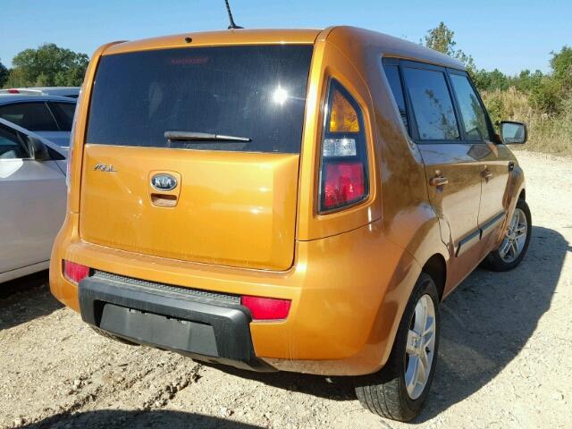 KNDJT2A26B7298460 - 2011 KIA SOUL + ORANGE photo 4